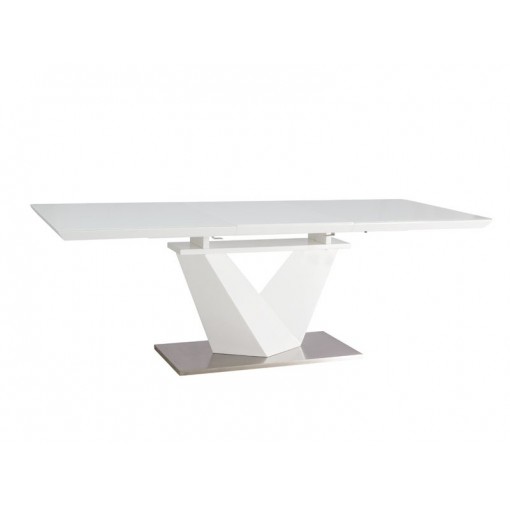 Stół ALARAS III biały/biały lakier