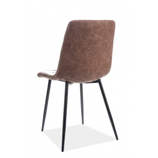 Krzesło LOOK brązowe szare